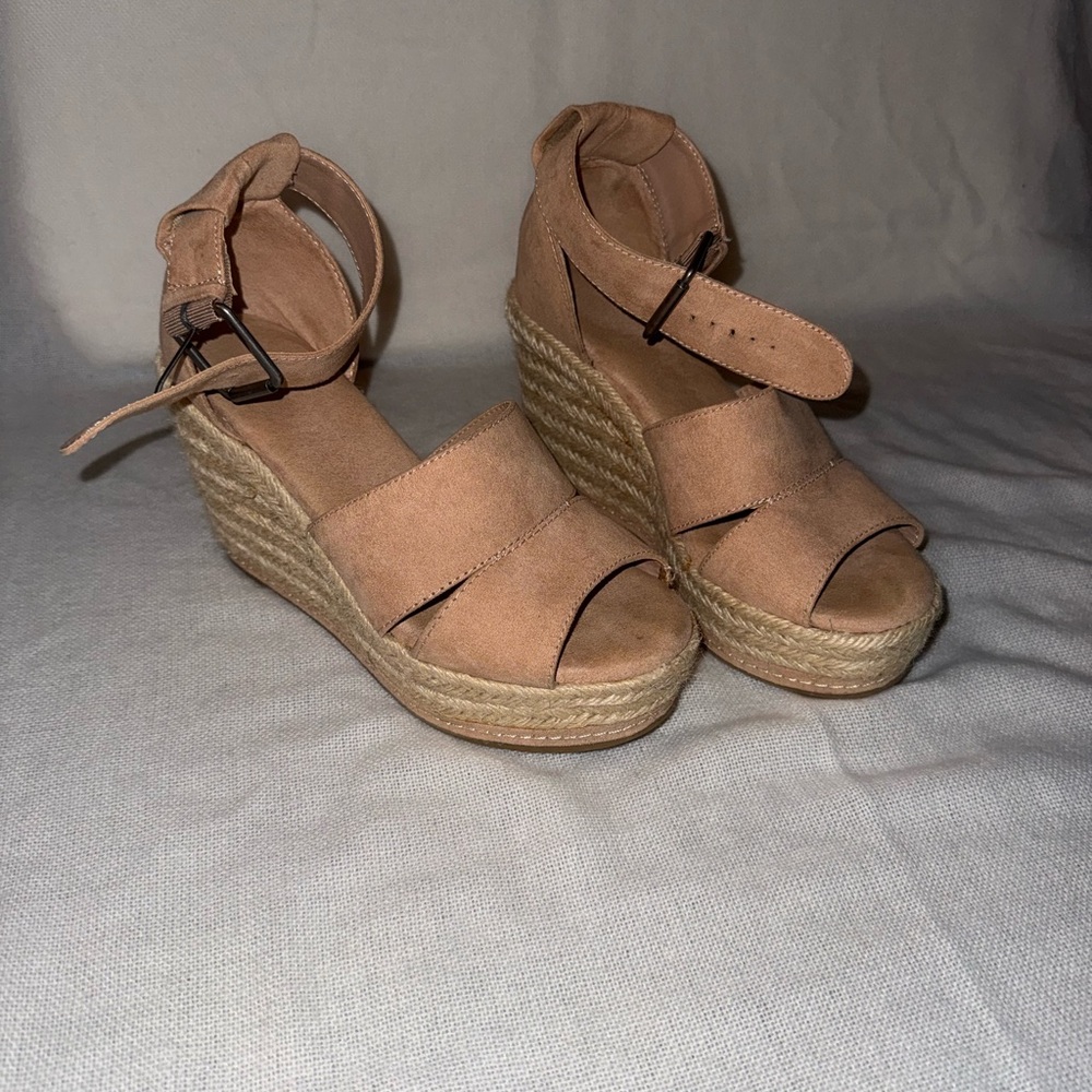 Target Tan Espadrille Wedges